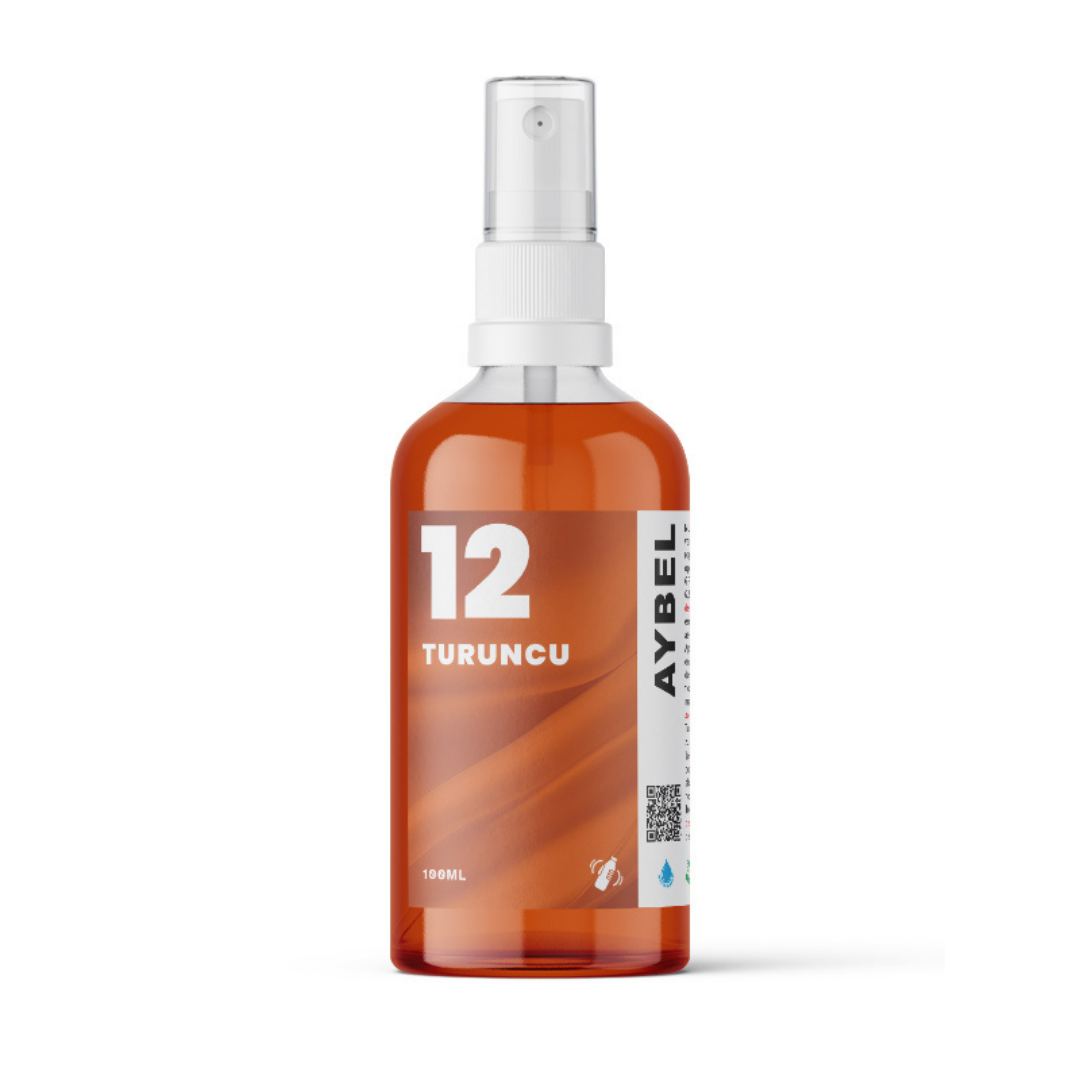 Pomarańczowy spray do barwienia tkanin