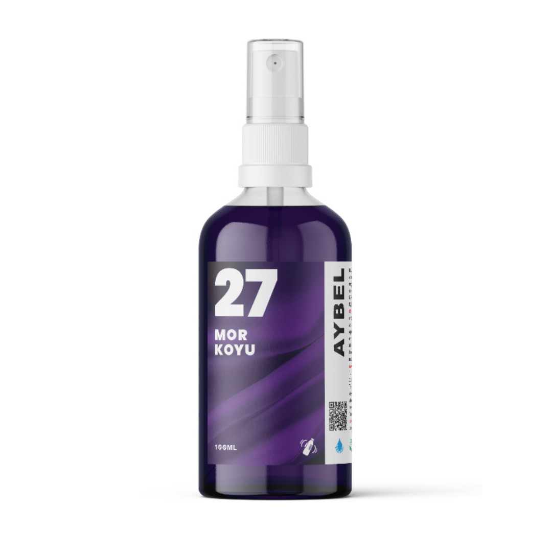 Ciemnofioletowy spray do barwienia tkanin