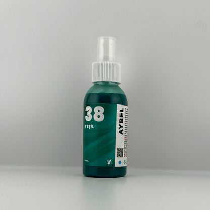 Grasgrünes Textilfarbspray